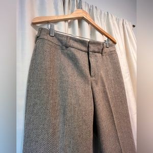 Banana Republic Stretch Wool Herringbone lined pants- size 8